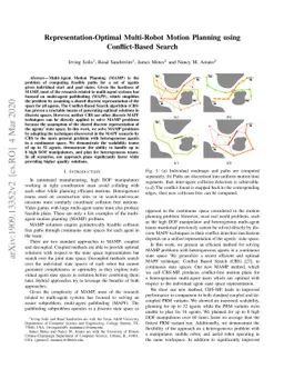 Representation-Optimal Multi-Robot Motion Planning using Conflict-Based
  Search