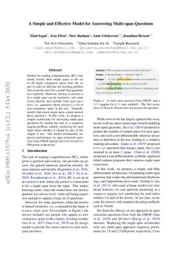 A Simple and Effective Model for Answering Multi-span Questions