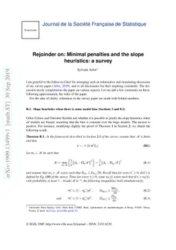 Rejoinder on: Minimal penalties and the slope heuristics: a survey