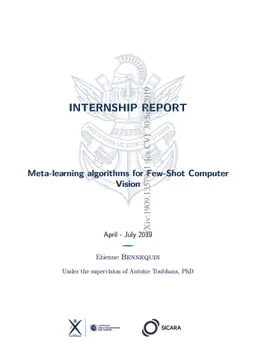 Meta-learning algorithms for Few-Shot Computer Vision