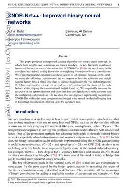 XNOR-Net++: Improved Binary Neural Networks
