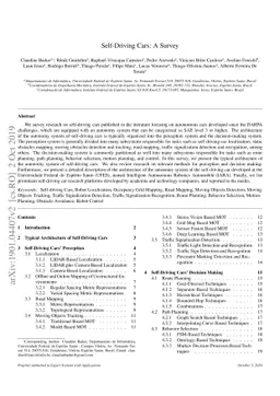 Self-Driving Cars: A Survey
