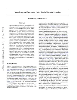 Identifying and Correcting Label Bias in Machine Learning