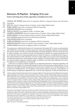 Bonseyes AI Pipeline -- bringing AI to you. End-to-end integration of
  data, algorithms and deployment tools