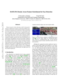 DAFE-FD: Density Aware Feature Enrichment for Face Detection