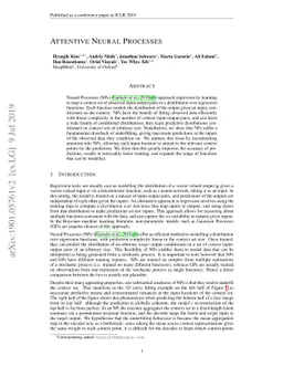 Attentive Neural Processes