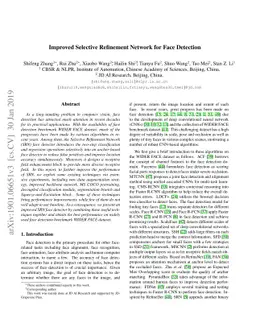 Improved Selective Refinement Network for Face Detection
