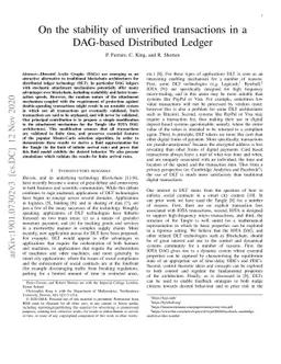 IOTA-based Directed Acyclic Graphs without Orphans