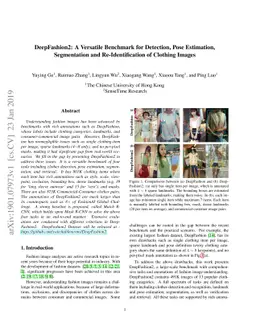 DeepFashion2: A Versatile Benchmark for Detection, Pose Estimation,
  Segmentation and Re-Identification of Clothing Images