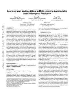 Learning from Multiple Cities: A Meta-Learning Approach for
  Spatial-Temporal Prediction