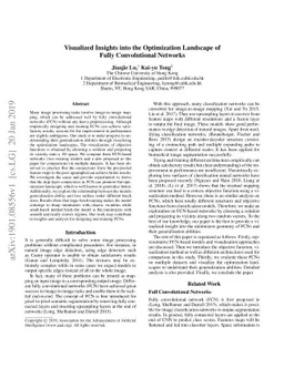 Visualized Insights into the Optimization Landscape of Fully
  Convolutional Networks