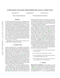 Is Pretraining Necessary for Hyperspectral Image Classification?