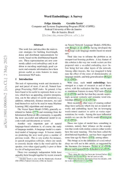 Word Embeddings: A Survey