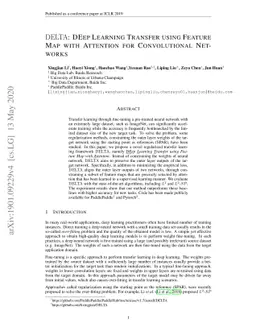 DELTA: DEep Learning Transfer using Feature Map with Attention for
  Convolutional Networks
