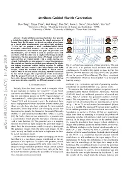 Attribute-Guided Sketch Generation