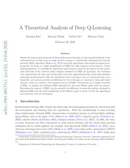 A Theoretical Analysis of Deep Q-Learning