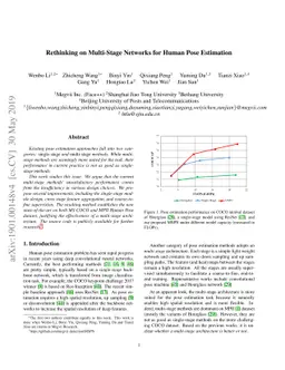 Rethinking on Multi-Stage Networks for Human Pose Estimation