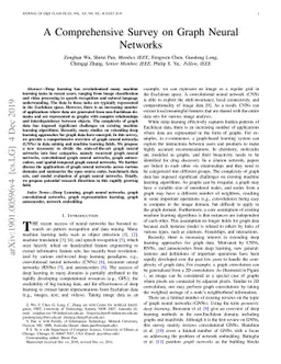 A Comprehensive Survey on Graph Neural Networks