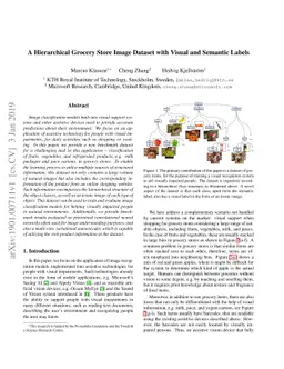 A Hierarchical Grocery Store Image Dataset with Visual and Semantic
  Labels