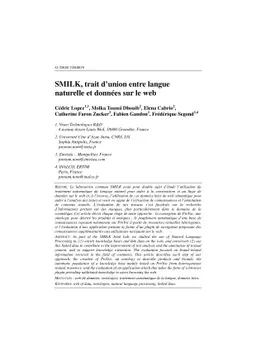 SMILK, linking natural language and data from the web