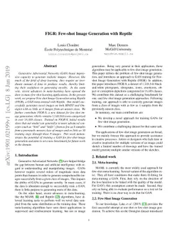 FIGR: Few-shot Image Generation with Reptile