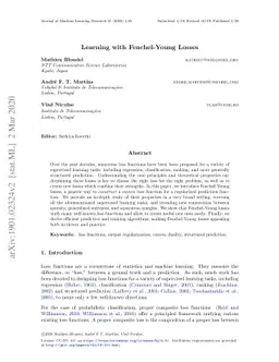 Learning with Fenchel-Young Losses