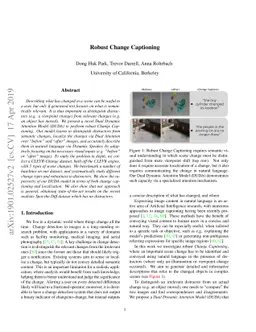 Robust Change Captioning