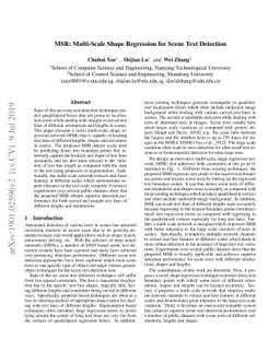 MSR: Multi-Scale Shape Regression for Scene Text Detection