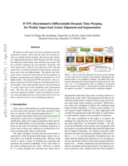 D3TW: Discriminative Differentiable Dynamic Time Warping for Weakly
  Supervised Action Alignment and Segmentation