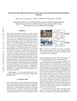 Multi-Granularity Reasoning for Social Relation Recognition from Images