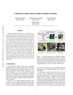 Using Scene Graph Context to Improve Image Generation