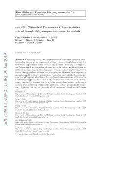 catch22: CAnonical Time-series CHaracteristics