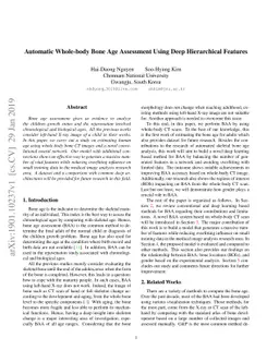 Automatic Whole-body Bone Age Assessment Using Deep Hierarchical
  Features