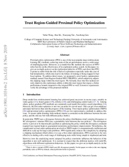 Trust Region-Guided Proximal Policy Optimization