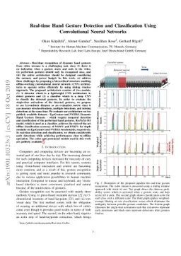 Real-time Hand Gesture Detection and Classification Using Convolutional
  Neural Networks