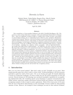 Diversity in Faces