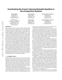 Coordinating the Crowd: Inducing Desirable Equilibria in Non-Cooperative
  Systems
