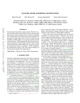 Texture-Aware Superpixel Segmentation