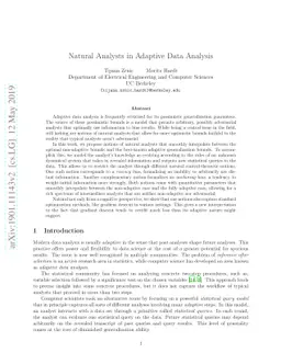 Natural Analysts in Adaptive Data Analysis