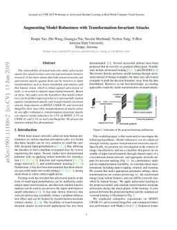 Augmenting Model Robustness with Transformation-Invariant Attacks