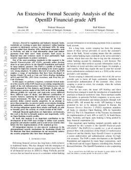 An Extensive Formal Security Analysis of the OpenID Financial-grade API