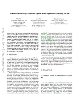 Domain Constraint Approximation based Semi Supervision