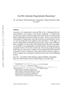 Can We Automate Diagrammatic Reasoning?