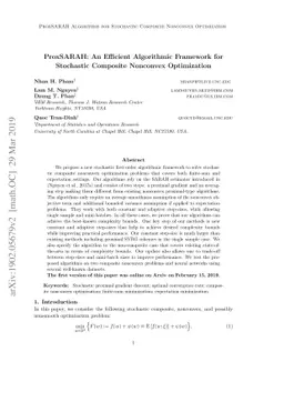 ProxSARAH: An Efficient Algorithmic Framework for Stochastic Composite
  Nonconvex Optimization