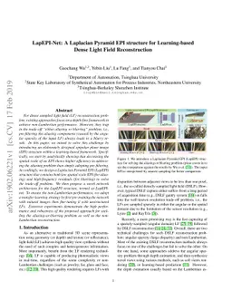 LapEPI-Net: A Laplacian Pyramid EPI structure for Learning-based Dense
  Light Field Reconstruction