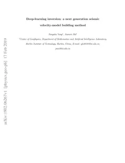 Deep-learning inversion: a next generation seismic velocity-model
  building method