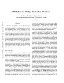 PIXOR: Real-time 3D Object Detection from Point Clouds