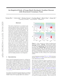 An Empirical Study of Large-Batch Stochastic Gradient Descent with
  Structured Covariance Noise