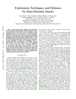 Exploitation Techniques and Defenses for Data-Oriented Attacks