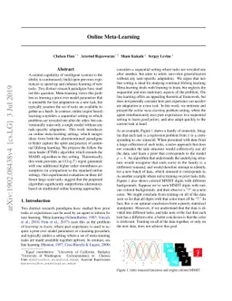 Online Meta-Learning